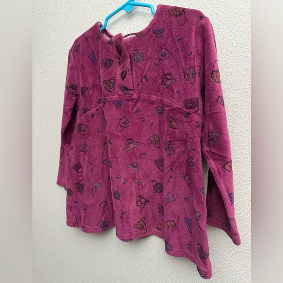 Adorable Vintage Painting Red Rhino Velvet Shirt 4T Made in USA - Picture 3 of 10